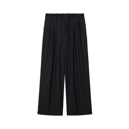 [MARKAWARE]TRIPLE PLEATED WIDE TROUSERS/BLACK(A24C01PT02C)