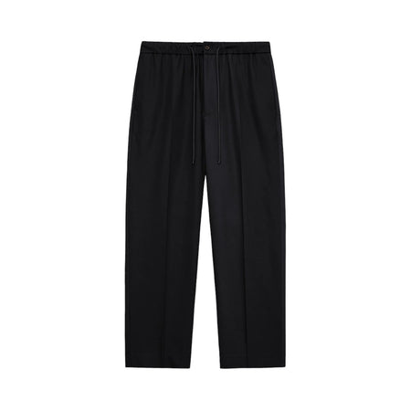 [MARKAWARE]FLAT TAPERED EASY TROUSERS/BLACK(A24C03PT01C)