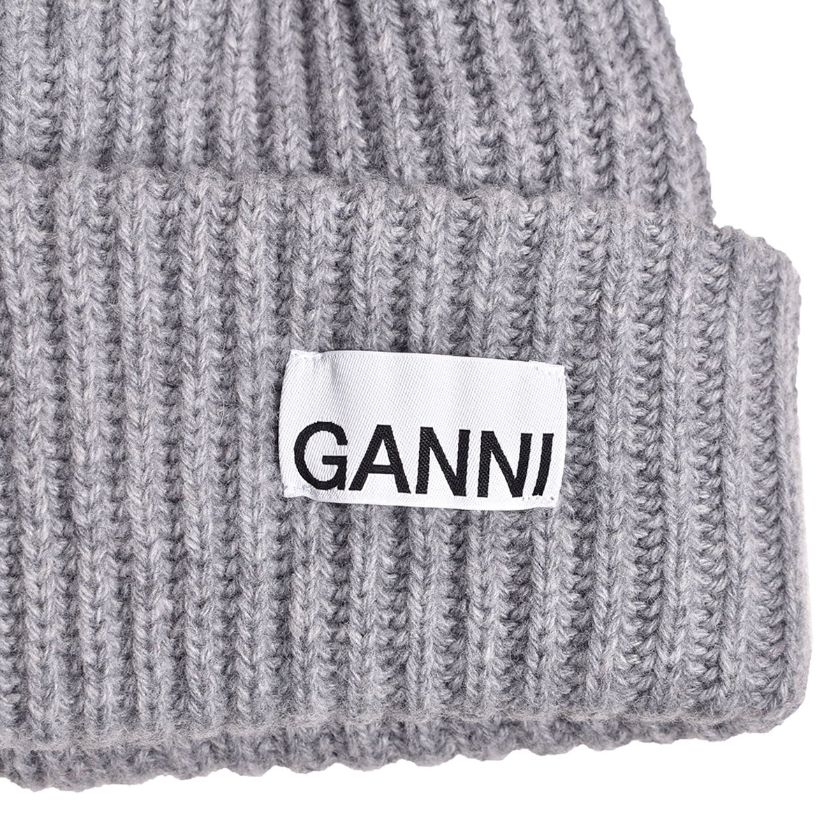 GANNI]Structured Rib Beanie/GRAY(A4429) – R&Co.