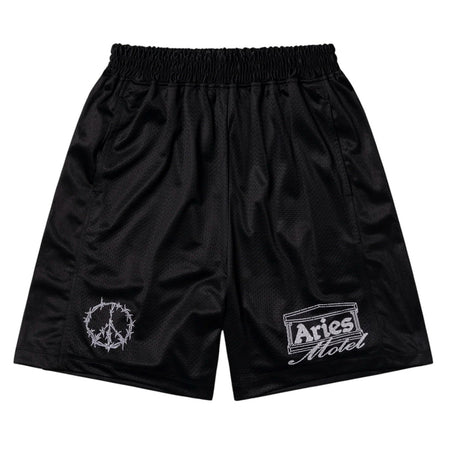 [Aries]Ramscape Airtex Shorts/BLACK(AR30050)