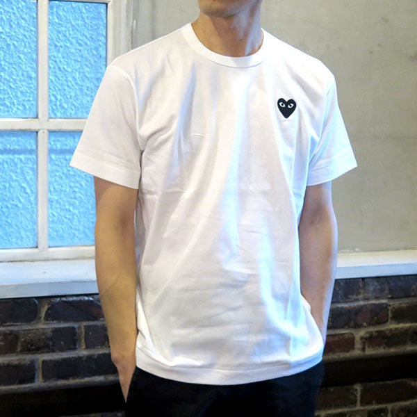 [PLAY COMME des GARCONS]TEE/WHITE(AX-T064-051)