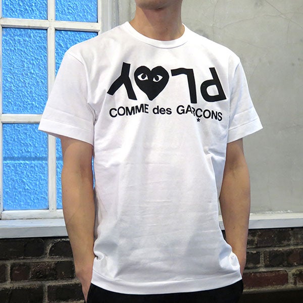 [PLAY COMME des GARCONS]TEE/WHITE(AX-T068-051)