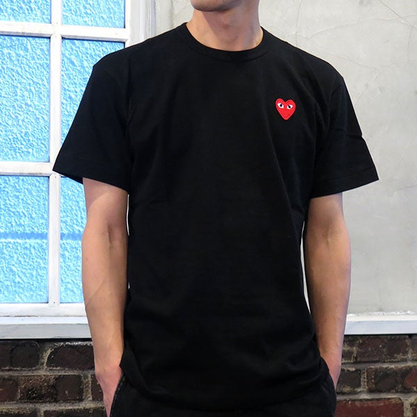 [PLAY COMME des GARCONS]TEE/BLACK(AX-T108-051)