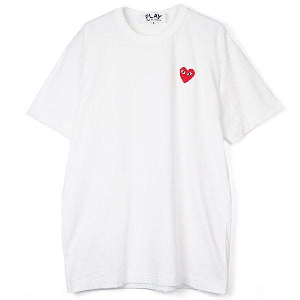 [PLAY COMME des GARCONS]TEE/WHITE(AX-T108-051)