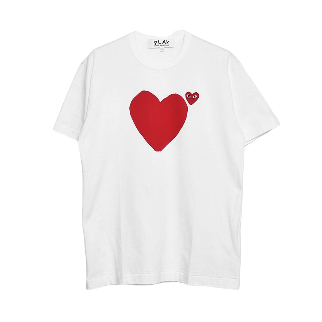 [PLAY COMME des GARCONS]T-SHIRT/WHITE(AX-T222-051)