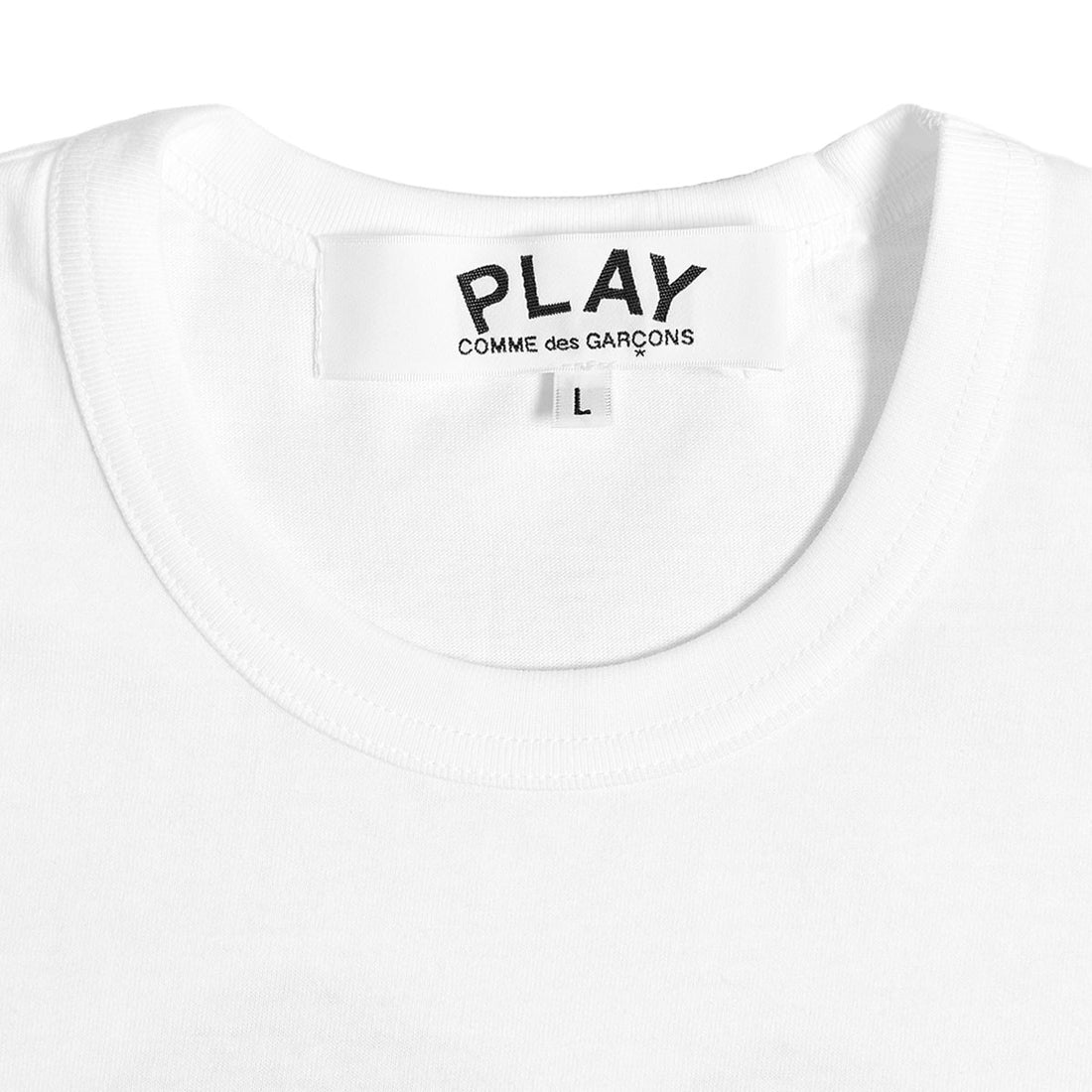 [PLAY COMME des GARCONS]T-SHIRT/WHITE(AX-T222-051)