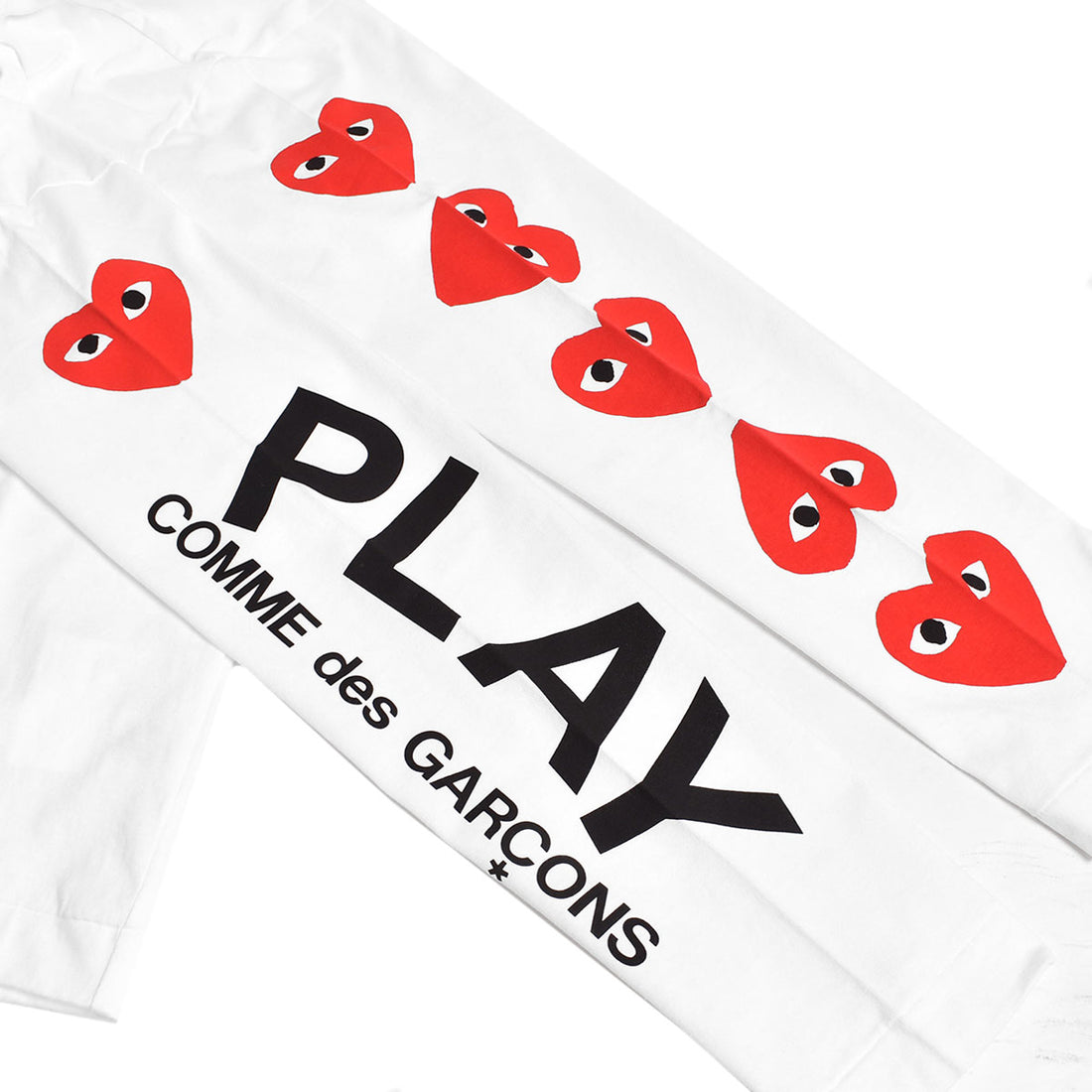 [PLAY COMME des GARCONS]T-SHIRT/WHITE(AX-T 262-051)