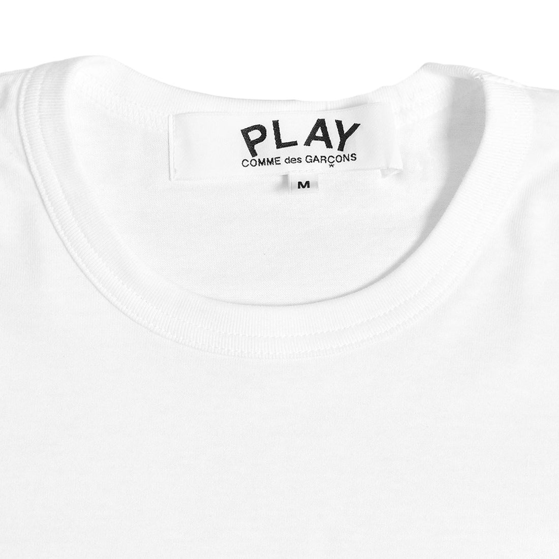 [PLAY COMME des GARCONS]T-SHIRT/WHITE(AX-T308-051)