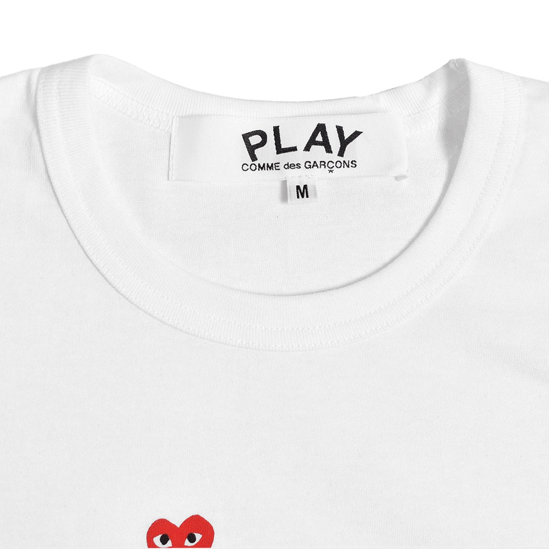 [PLAY COMME des GARCONS]T-SHIRT/WHITE(AX-T338-051)