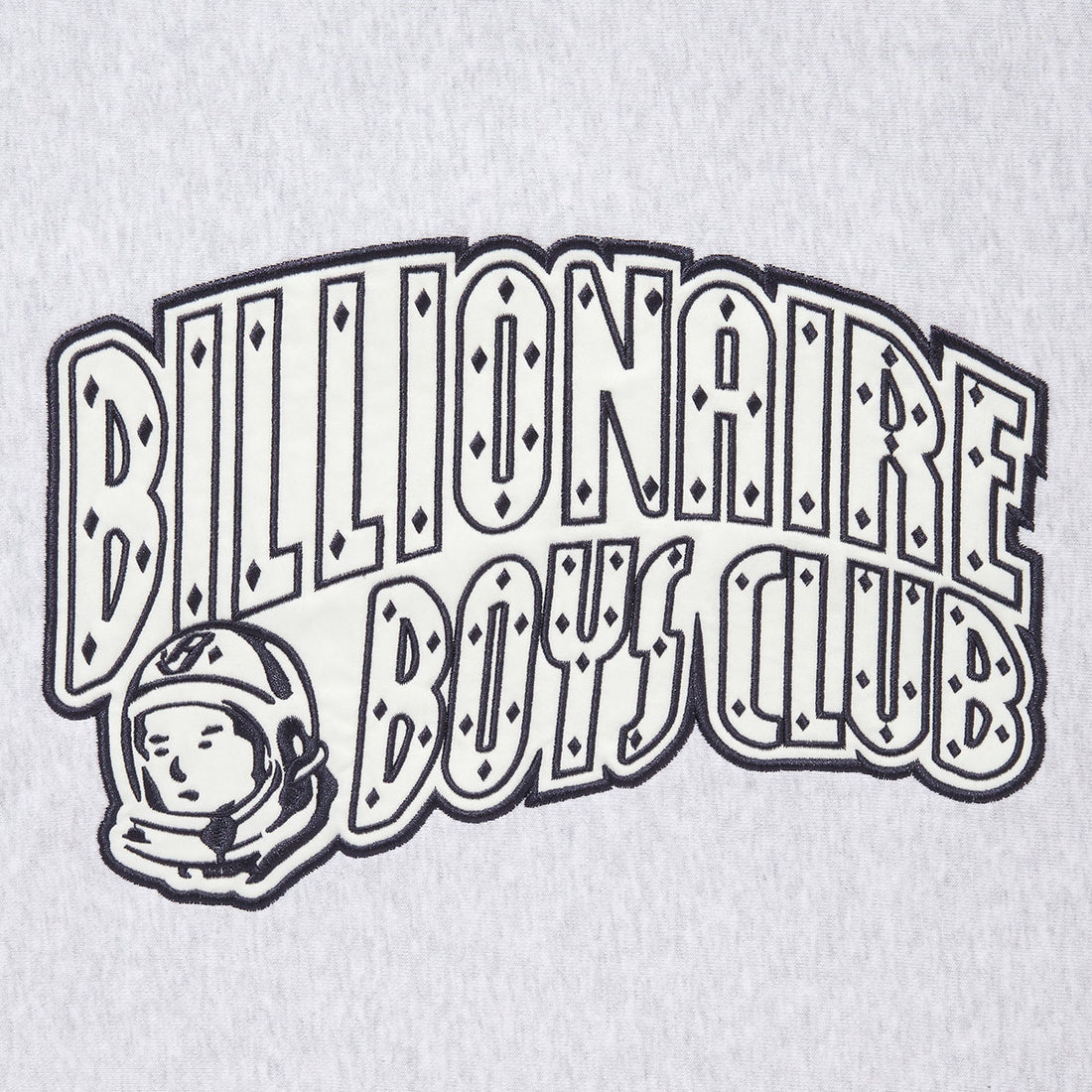 [BILLIONAIRE BOYS CLUB] APPLIQUE LOGO SWEATSHIRT ARCH LOGO/GRAY(BBCJP243K004)