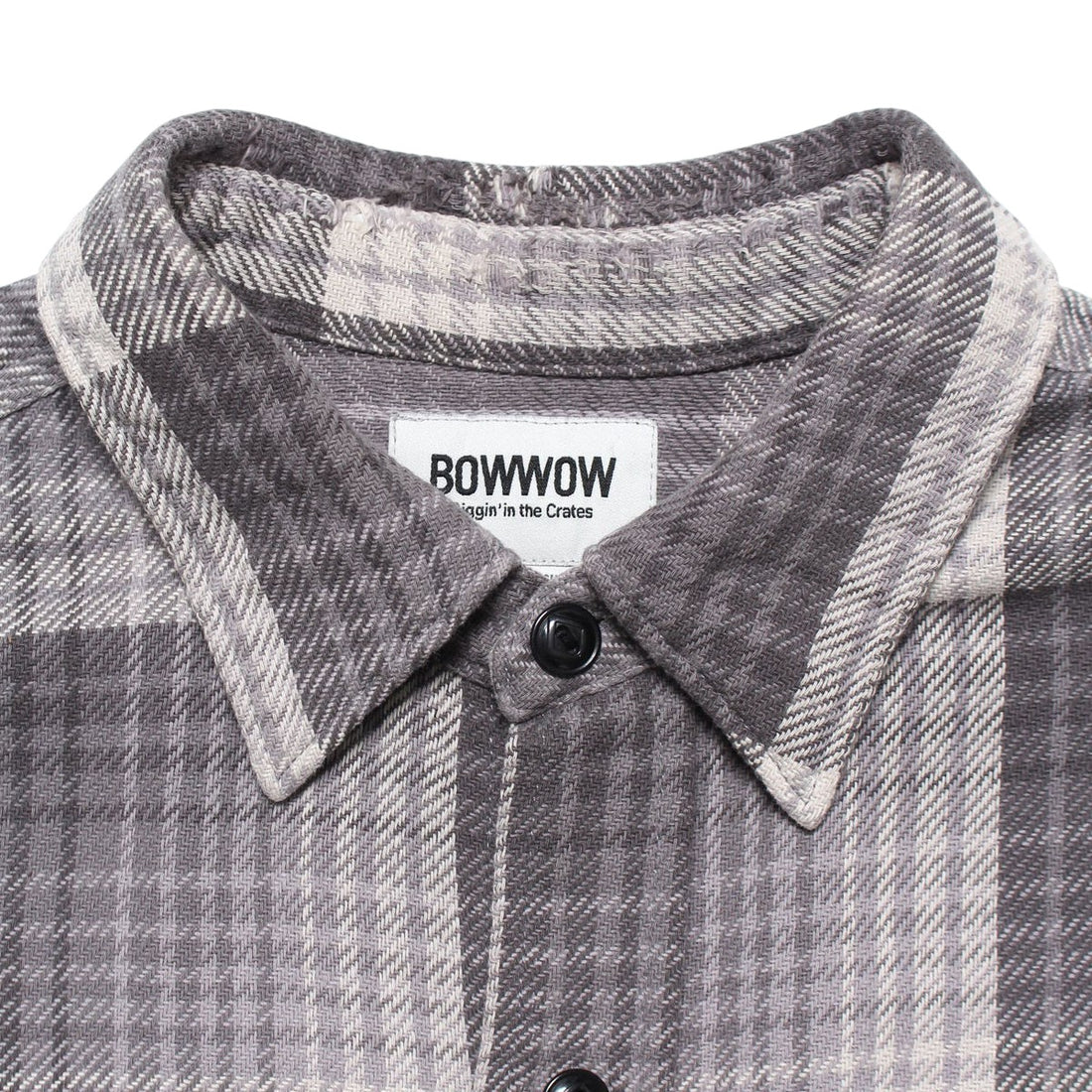 [BOWWOW]DELUXE FLANNEL SHIRTS REPAIRED/CHARCOAL(BW242-DFSR)