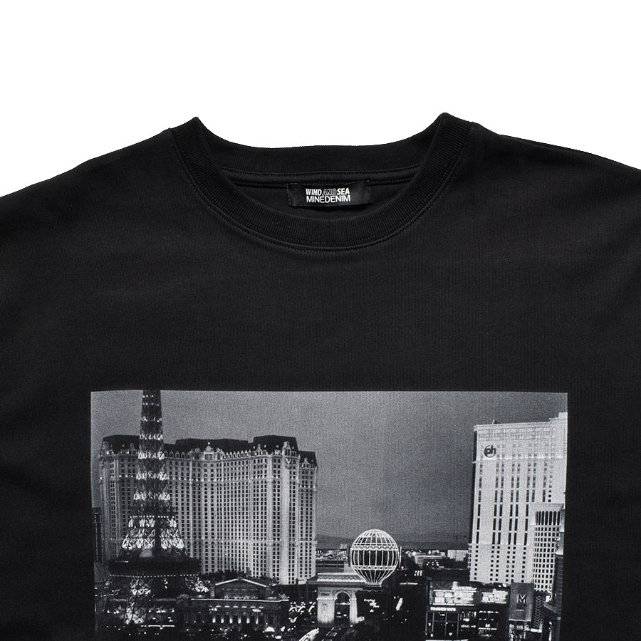 [MINEDENIM]WDS × MINEDENIM Photo L/S Tee/BLACK(24MND-WAS006)