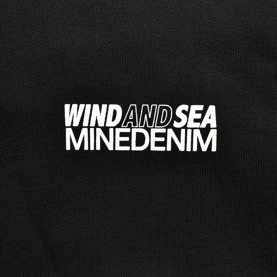 [MINEDENIM]WDS × MINEDENIM Photo Hoodie/BLACK(24MND-WAS007)