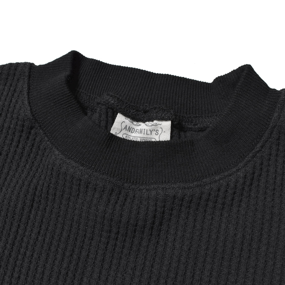 [ANDFAMILYS]Heavy Weight Thermal L/S TEE/BLACK