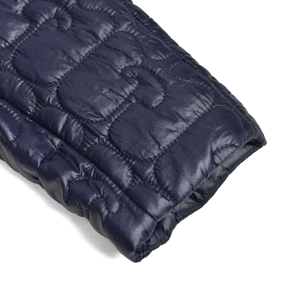 GANNI]Shiny Quilt Curved Sleeve Jacket/NAVY(F8381) – R&Co.