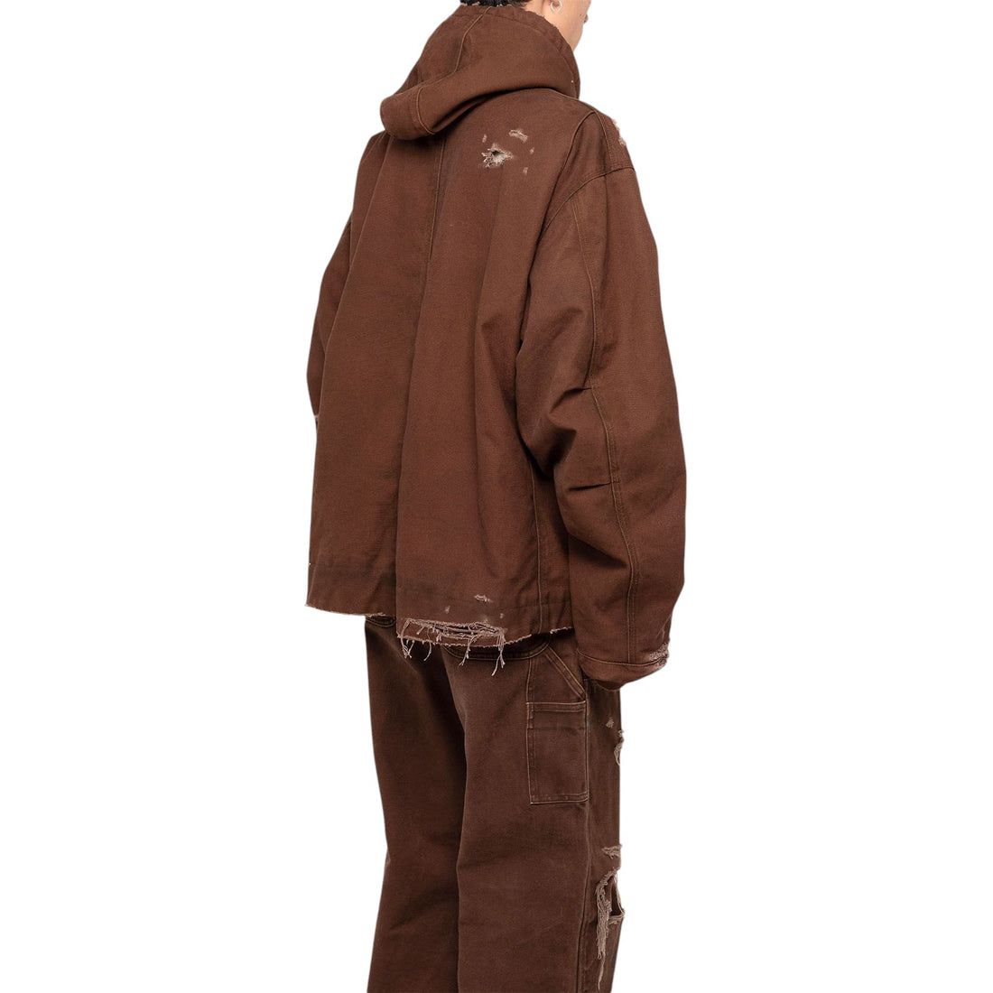 [KAMIYA]BORO Duck Blouson/BROWN(G13BL024)