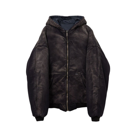 [KAMIYA]Reversible Hooded Blouson/BLACK(G13HD022)