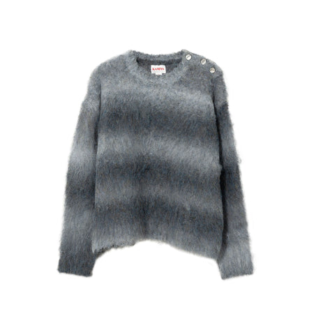 [KAMIYA]Dyeing Knit Sweater/BLACK(G13PO049)