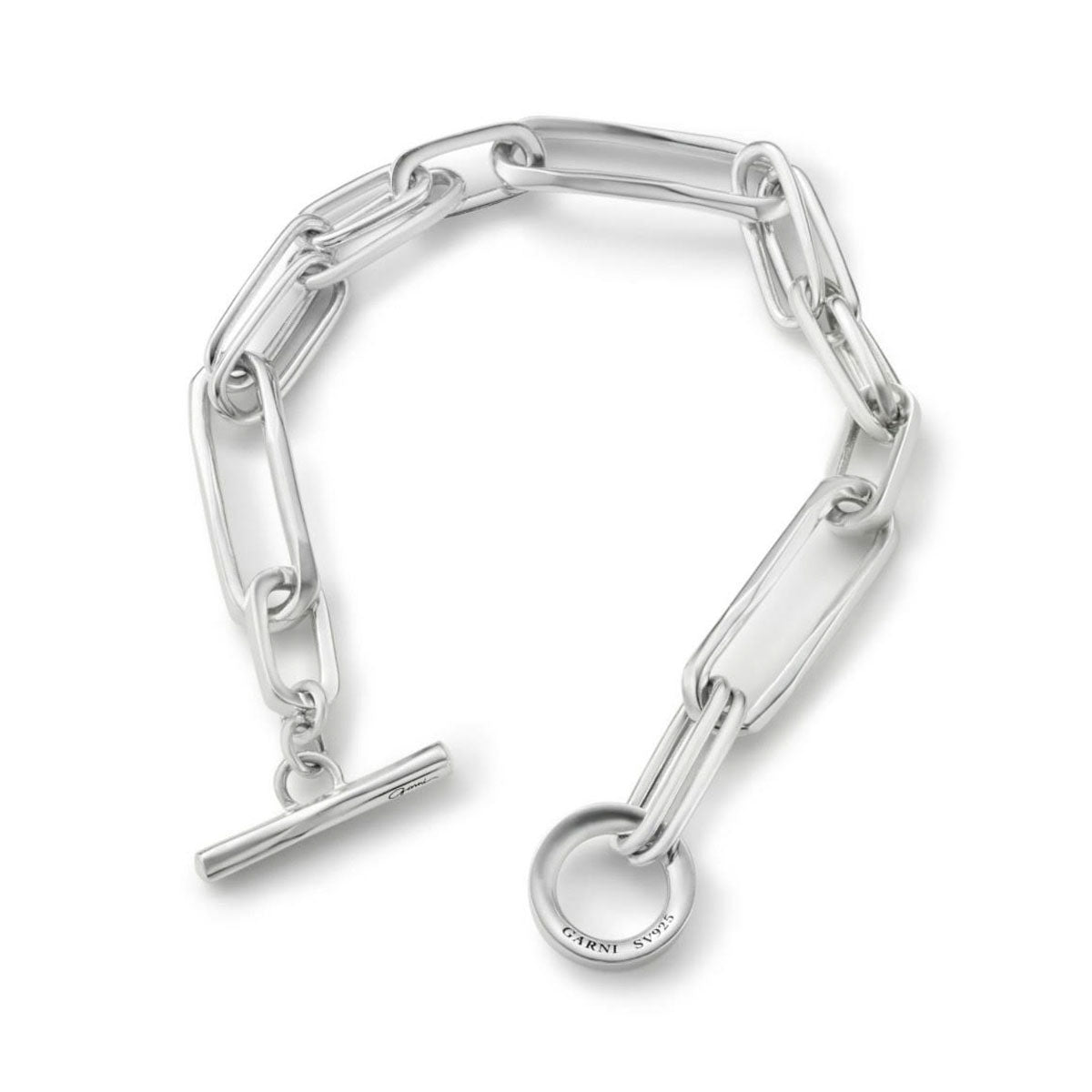 GARNI]Track Chain Bracelet/SILVER(GB23004) – R&Co.