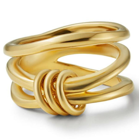 GARNI]K10 Crockery Ring - S/YELLOW GOLD(GR22010) – R&Co.