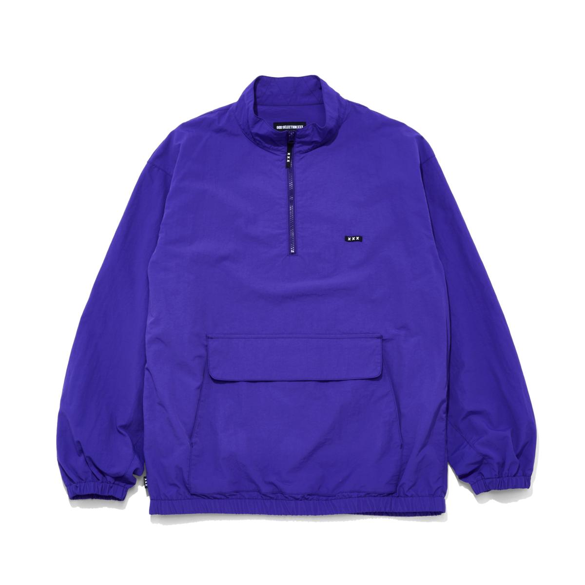 [GOD SELECTION XXX]HALF ZIP TRACK JACKET/PURPLE(GX-A24-JK-01)