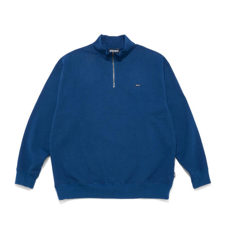 [GOD SELECTION XXX]HALF ZIP SWEAT SHIRT/NAVY(GX-A25-CS-01)