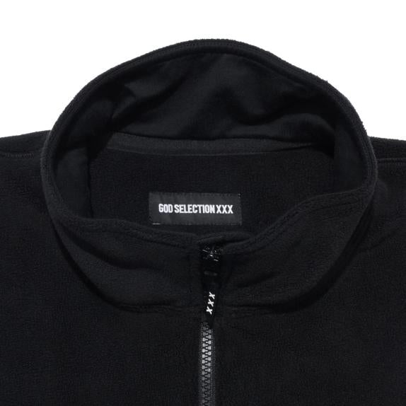 [GOD SELECTION XXX]FLEECE VEST/BLACK(GX-A25-JK-03)