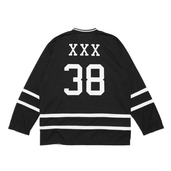 [GOD SELECTION XXX]HOCKEY SHIRT/BLACK(GX-S24-CN-02)