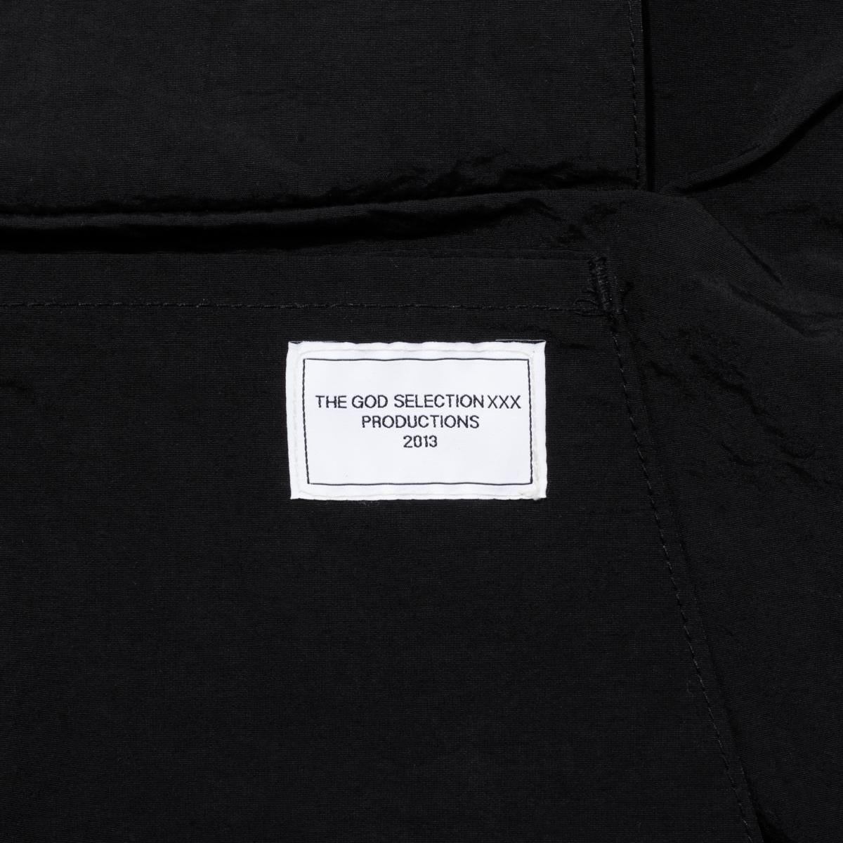 GOD SELECTION XXX]HALF ZIP TRACK JACKET/BLACK(GX-S24-JK-02) – R&Co.