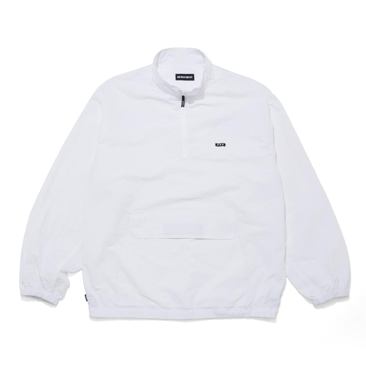 [GOD SELECTION XXX]HALF ZIP TRACK JACKET/WHITE(GX-S24-JK-02)