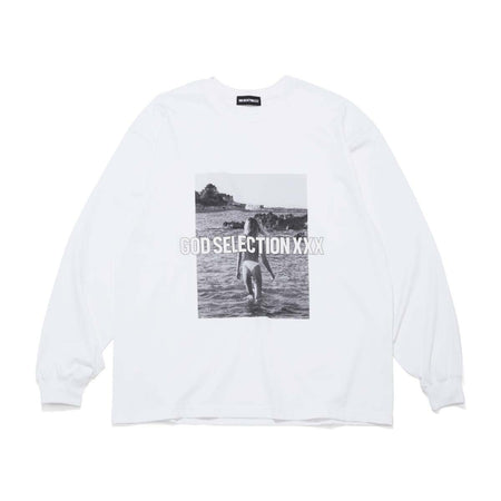 [GOD SELECTION XXX]LONG SLEEVE T-SHIRT/WHITE(GX-S24-LT-02)