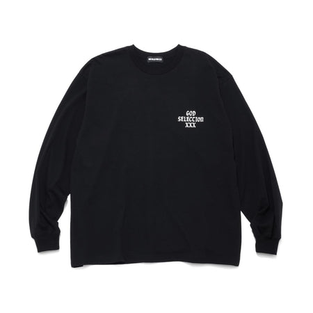 [GOD SELECTION XXX]LONG SLEEVE T-SHIRT/BLACK(GX-S24-LT-04)