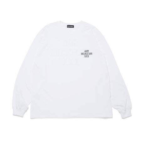 [GOD SELECTION XXX]LONG SLEEVE T-SHIRT/WHITE(GX-S24-LT-04)