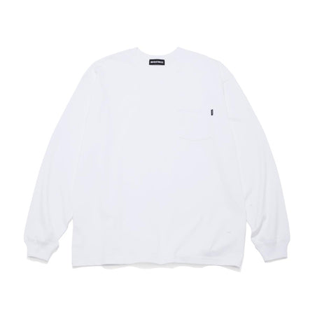 [GOD SELECTION XXX]POCKET LONG SLEEVE T-SHIRT/WHITE(GX-S24-LT-05)