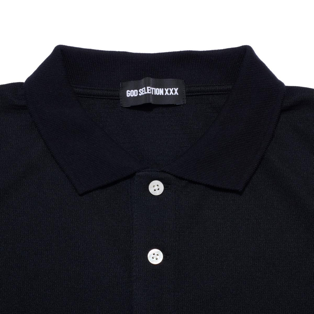 [GOD SELECTION XXX]POLO SHIRT/BLACK(GX-S24-PL-01)