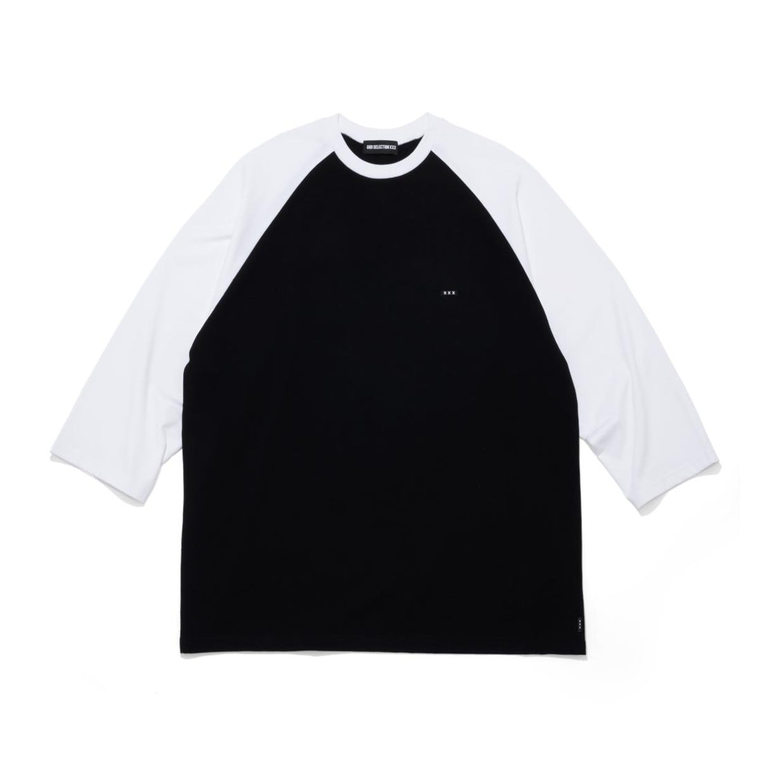 [GOD SELECTION XXX]RAGLAN SLEEVE T-SHIRT/BLACK(GX-S24-RT-02)