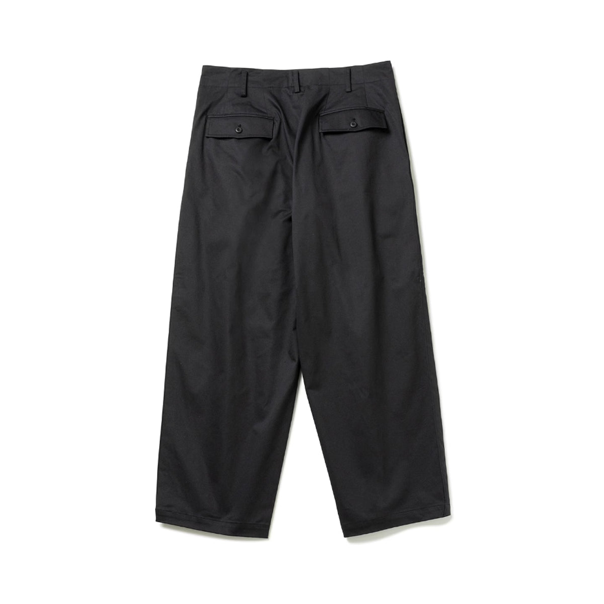 [yohji yamamoto×NEW ERA]N.E.C/STRETCH NE Side Tape  Pants/BLACK(HJ-P99-039-1A23)