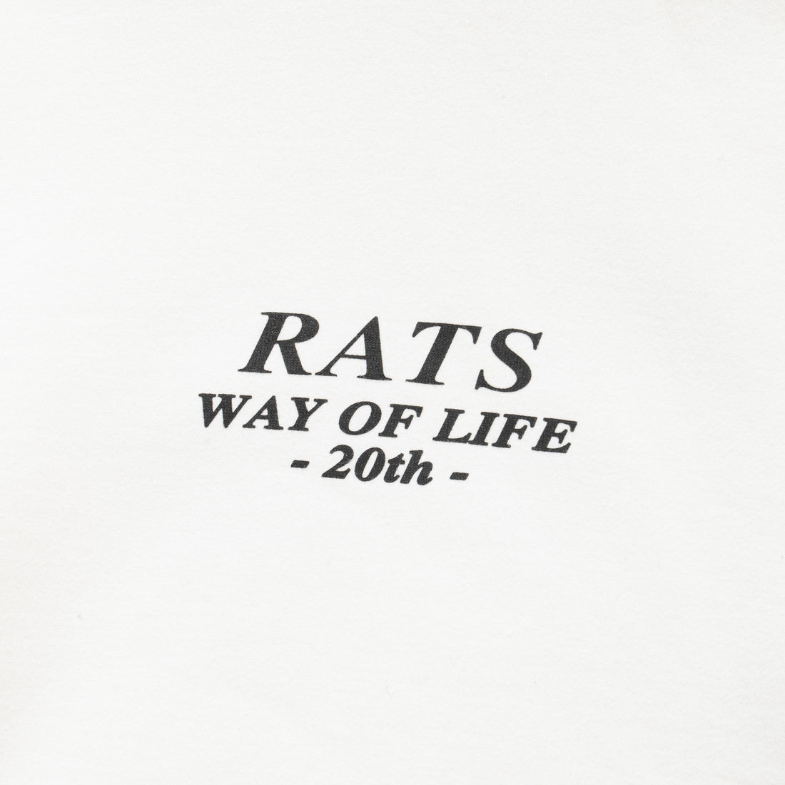 [RATS]20TH RATS x NH HOODED/WHITE