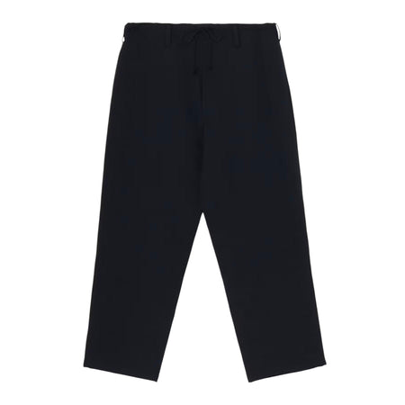 [yohji yamamoto]REGULATION GABARDINE CLASSIC DRAWSTRING PANTS/BLACK(HP-P01-140)