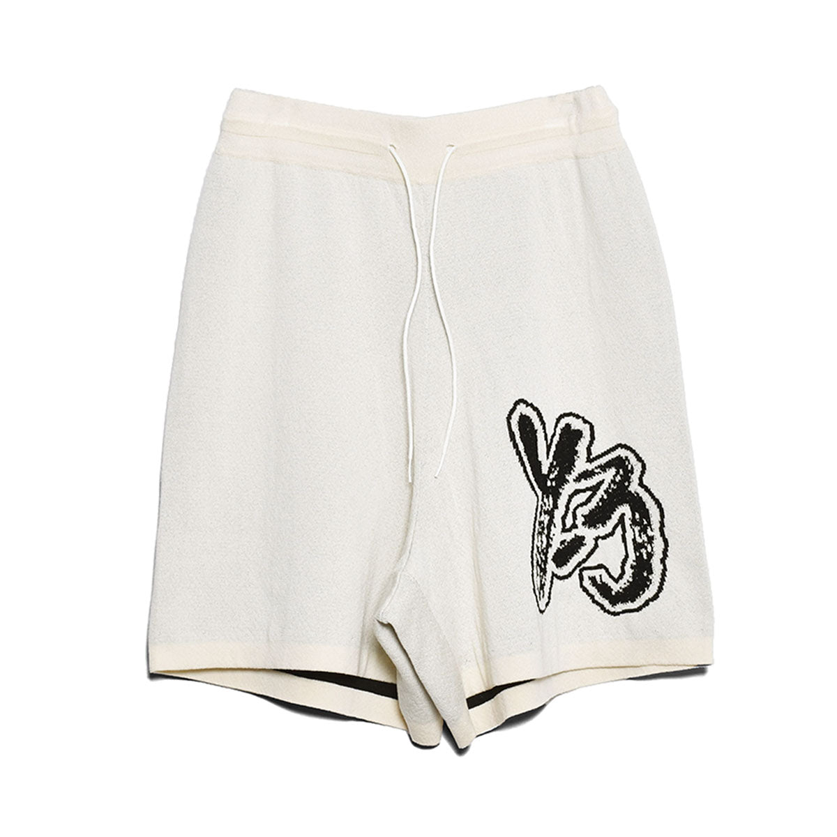 Y-3]LOGO KNIT SHORT/WHITE(IA3105-APPS23) – R&Co.