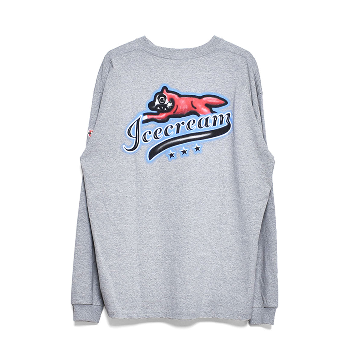 ICECREAM]COTTON L/S T-SHIRT RUNNING DOG/GRAY(ICJP233T008) – R&Co.