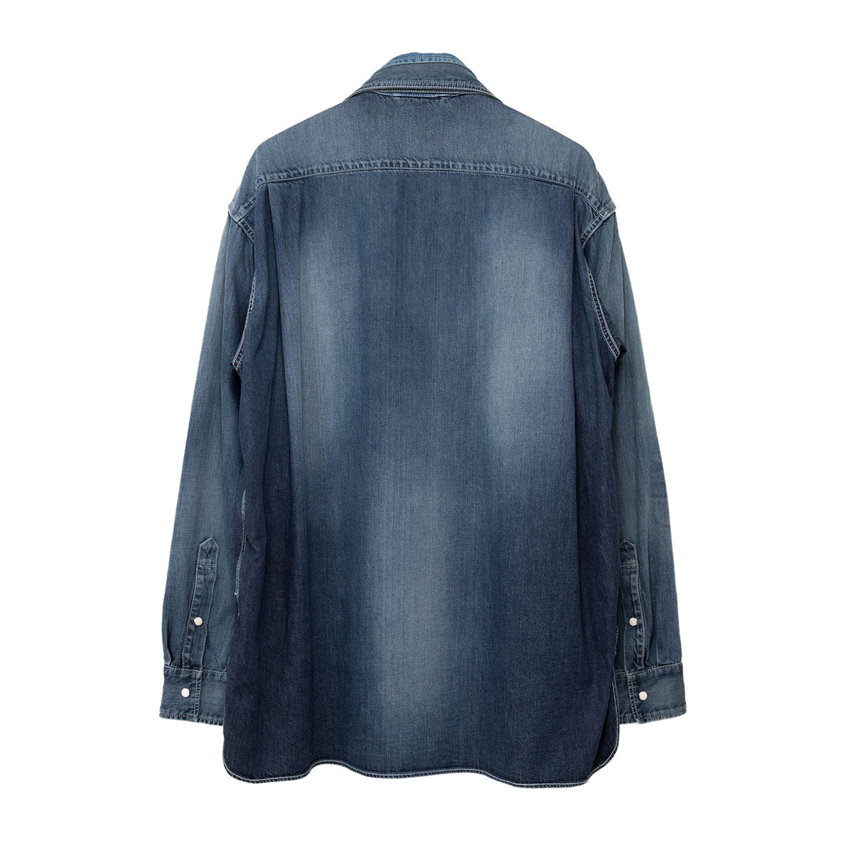 MAISON MIHARA YASUHIRO]Double Layered Denim Shirt/INDIGO(J11SH021 ...