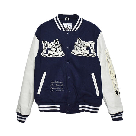 [BASKETCASE GALLERY]MARIONETTE,letterman JKT(NAVY)