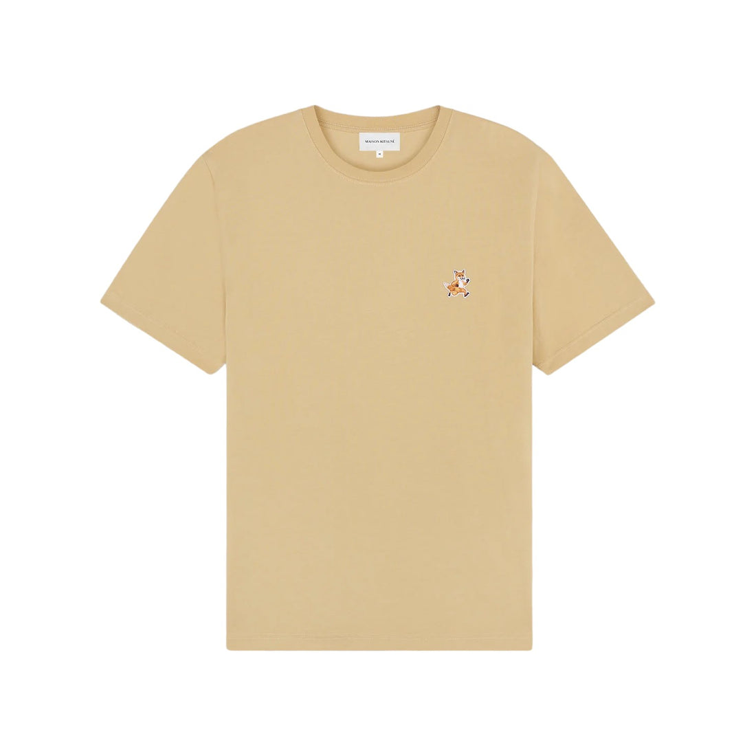 [MAISON KITSUNE]SPEEDY FOX PATCH COMFORT TEE-SHIRT/BEIGE(MM00125KJ0008)