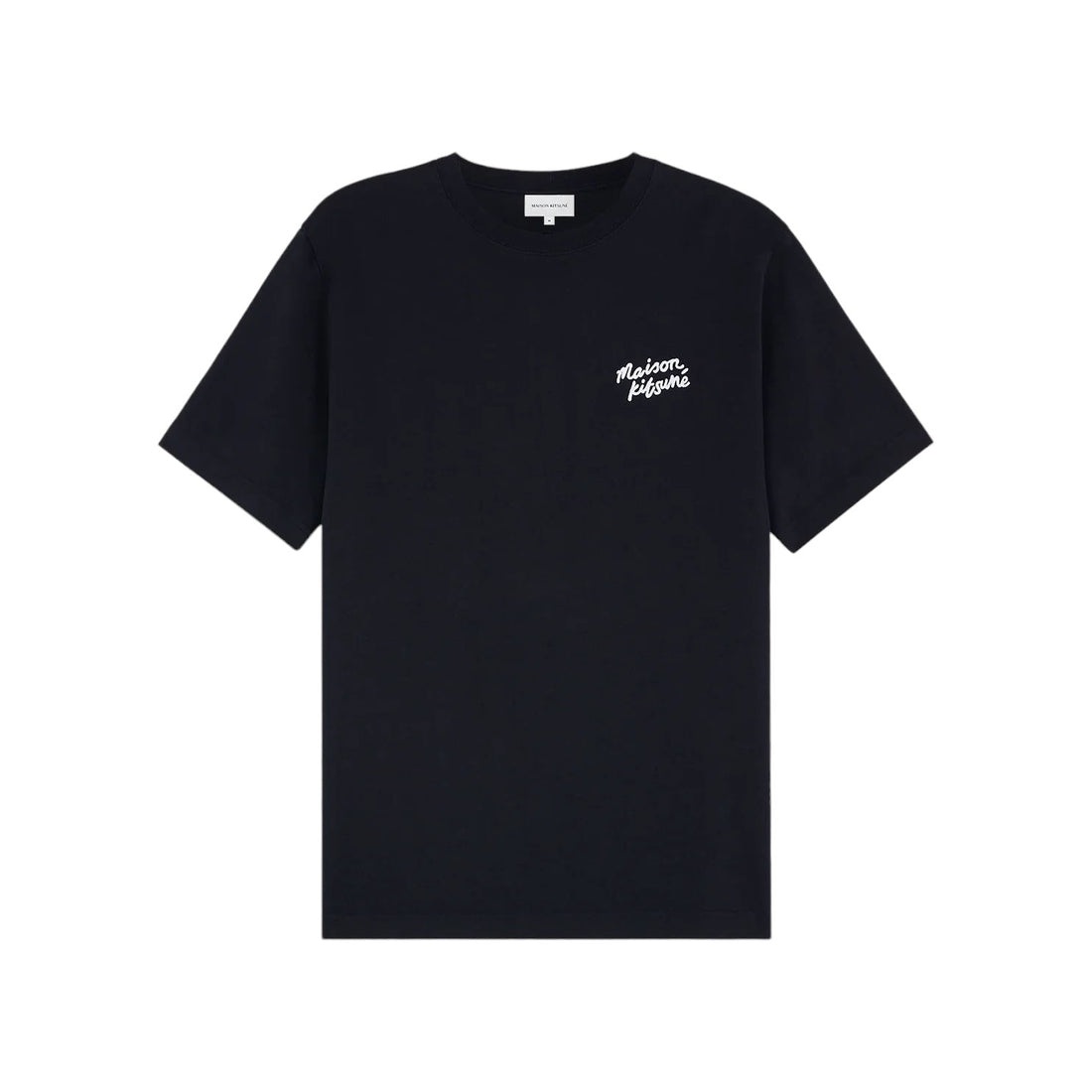 [MAISON KITSUNE]MAISON KITSUNE HANDWRITTING COMFORT TEE-SHIRT/BLACK(MM00126KJ0118)