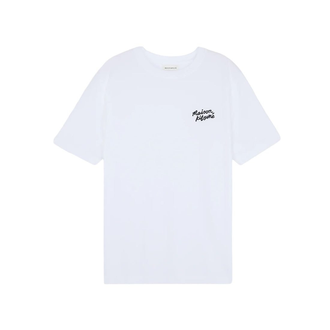 [MAISON KITSUNE]MAISON KITSUNE HANDWRITTING COMFORT TEE-SHIRT/WHITE(MM00126KJ0118)