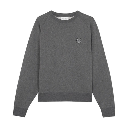 [MAISON KITSUNE]BOLD FOX HEAD PATCH OVERSIZE SWEATSHIRT/GRAY(MM00304KM0001)