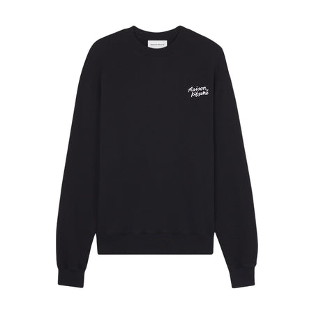 [MAISON KITSUNE]HANDWRITTING COMFORT SWEAT/BLACK(MM00315KM0307)