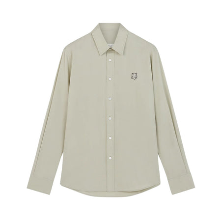 [MAISON KITSUNE]BOLD FOX HEAD RELAXED SHIRT/ASH(MM00403WC5030)