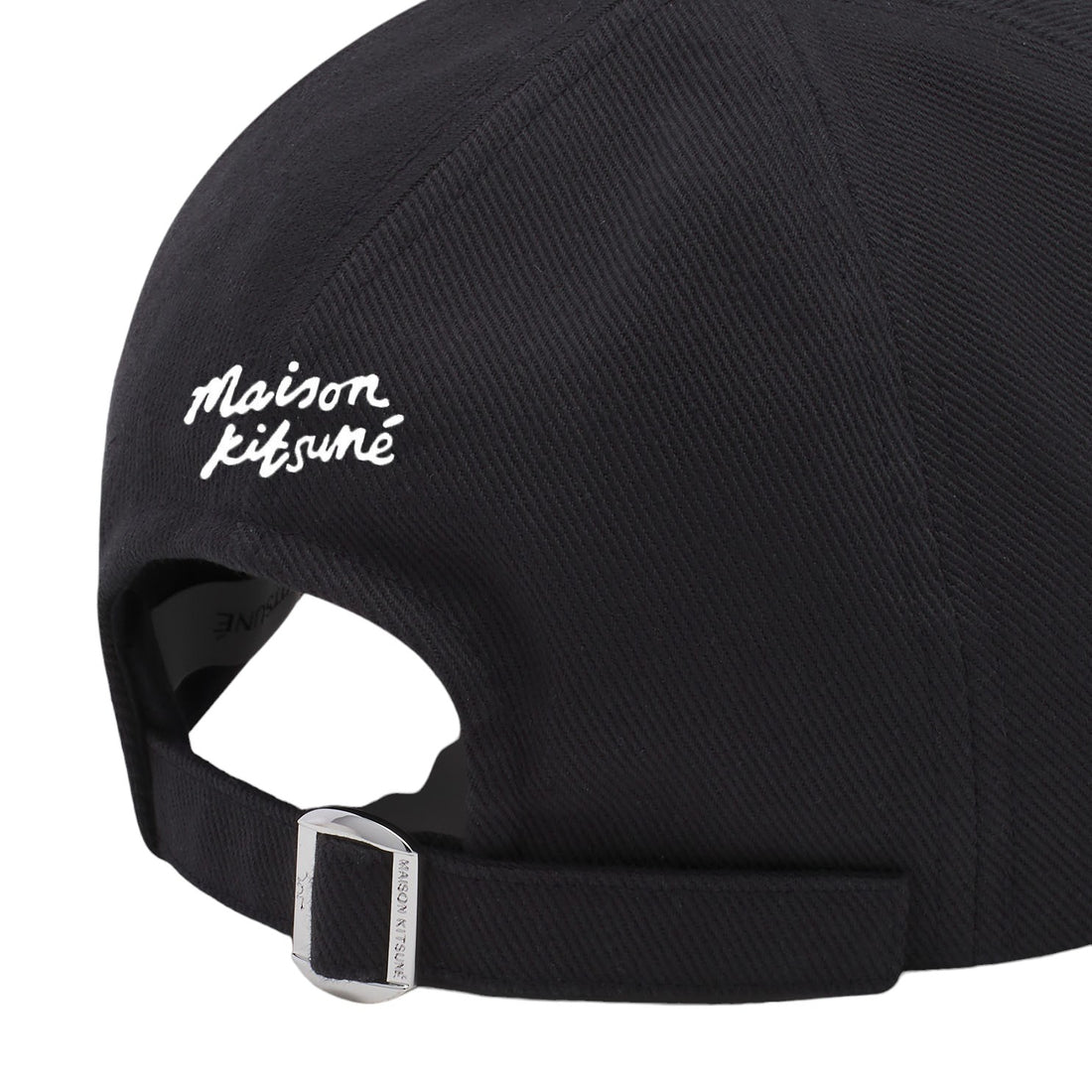 [MAISON KITSUNE]LARGE FOX HEAD 6P CAP/BLACK(MM06103WW0096)